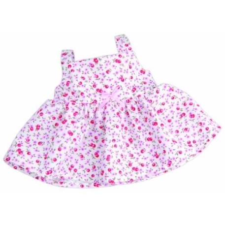 Poupée PETITCOLLIN habillage coquelicots taille 28 cm ROSE 1 - vertbaudet enfant 