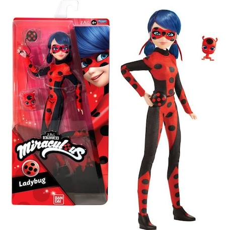 Poupée Ladybug Miraculous 26 cm - Costume inédit - BANDAI ROUGE 1 - vertbaudet enfant 