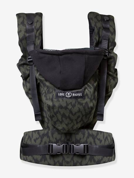 Porte-bébé physiologique HoodieCarrier 2 Black forest+Gris athlétique+Wild camo 19 - vertbaudet enfant 