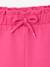 Short en molleton style paperbag bébé fuchsia 3 - vertbaudet enfant 