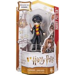 Jouet-Jeux d'imagination-Figurine Harry Potter Magical Minis - SPIN MASTER - 6062061 - 8 cm articulée + fiche collection