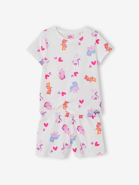 Pyjashort fille My Little Pony® blanc imprimé 1 - vertbaudet enfant 