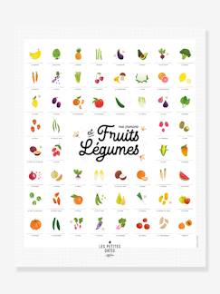 Linge de maison et décoration-Décoration-Cadre, affiche, pêle-mêle-Affiche Mes premiers fruits et légumes LES PETITES DATES