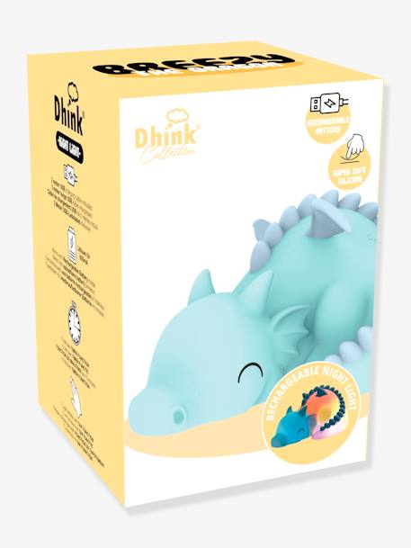 Veilleuse souple rechargeable Breezy le dragon - DHINK KONTIKI bleu 3 - vertbaudet enfant 