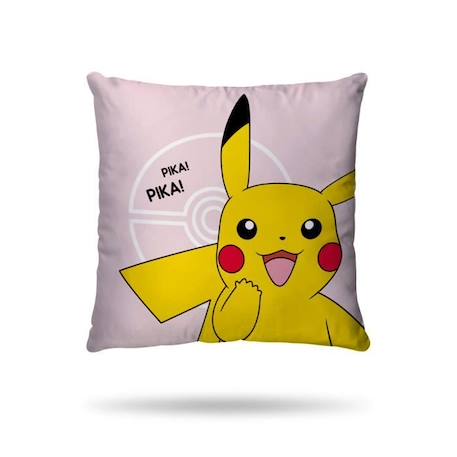 Housse De Couette Pikachu Pokémon 140x200 cm + 1 Taie d'oreiller 63x63 cm - 100% Coton - Rose Pale ROSE 3 - vertbaudet enfant 