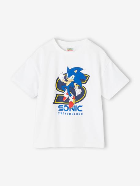 Tee-shirt garçon Sonic® the Hedgehog blanc 1 - vertbaudet enfant 