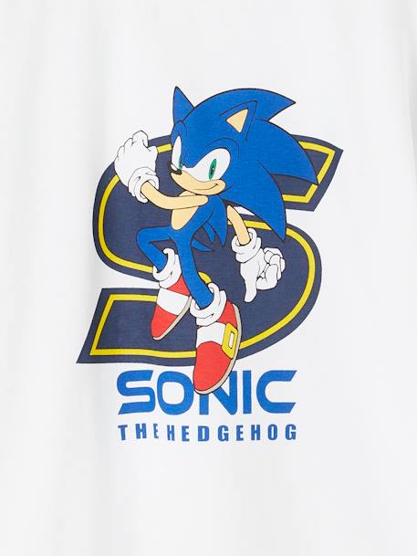 Tee-shirt garçon Sonic® the Hedgehog blanc 3 - vertbaudet enfant 