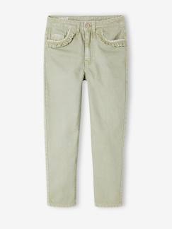 Pantalon droit MorphologiK Fille Tour de hanches Fin  - vertbaudet enfant