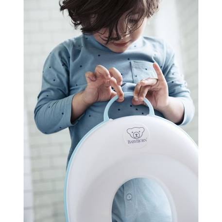 BABYBJORN Réducteur de Toilette Blanc/Gris BLANC 5 - vertbaudet enfant 