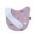 Bavoir nourrisson en coton rose animaux - 0 à 12 mois, doublé éponge, fermeture pression, lavable à 40° ROSE 3 - vertbaudet enfant 