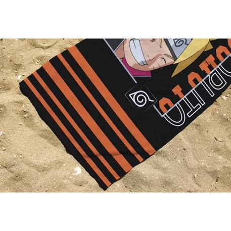 BORUTO - Serviette De Plage Boruto Uzumaki 70x140 cm - 100% Coton - 300 GSM - Noir NOIR 2 - vertbaudet enfant 