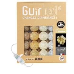 Guirlande lumineuse boules coton LED USB - Veilleuse bébé 2h - 3 intensités - 16 boules 1,6m - Radiance  - vertbaudet enfant