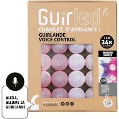 Guirlande lumineuse wifi boules coton LED USB - Commande Vocale - Maison connectée - Amazon Alexa & Google Assistant -  24 boules  - vertbaudet enfant