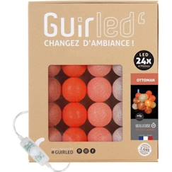 -Guirlande lumineuse boules coton LED USB - Veilleuse bébé 2h -  3 intensités - 24 boules 2,4m - Ottoman