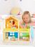 Petite maison joyeuse en bois Multicolore 3 - vertbaudet enfant 