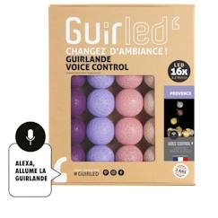 Guirlande lumineuse wifi boules coton LED USB - Commande Vocale - Maison connectée - Amazon Alexa & Google Assistant -  16 boules  - vertbaudet enfant