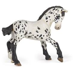 -Figurine Poulain appaloosa - PAPO - CHEVAUX, POULAINS ET PONEYS - Noir - Intérieur