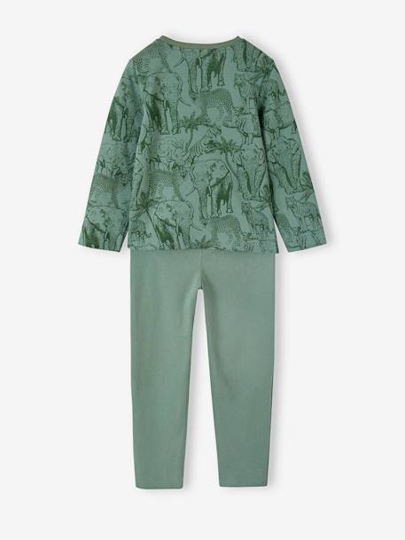Lot de 2 pyjamas garçon jungle vert 9 - vertbaudet enfant 