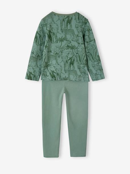 Lot de 2 pyjamas 'jungle' garçon vert 9 - vertbaudet enfant 