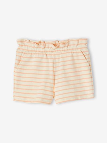 Lot de 2 shorts fille abricot+mauve+rose bonbon 3 - vertbaudet enfant 