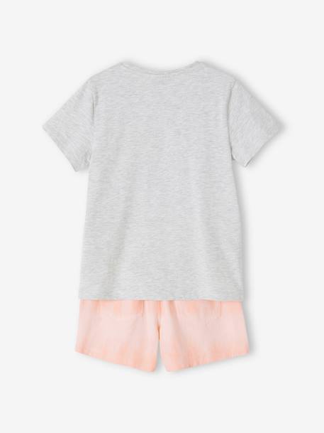 Ensemble fille T-shirt + short Disney Marie Les Aristochats rose pâle 4 - vertbaudet enfant 