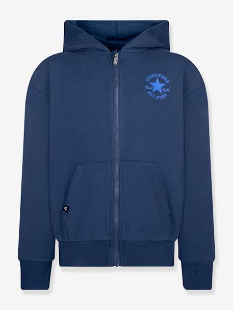 Sweat zippé CONVERSE marine 1 - vertbaudet enfant 