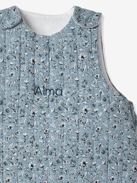 Gigoteuse en gaze de coton INDIA personnalisable bleu imprimé 6 - vertbaudet enfant 