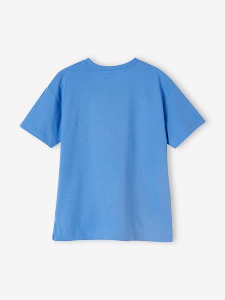 Tee-shirt 'French Riviera' garçon bleu azur 3 - vertbaudet enfant 