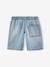 Bermuda garçon jean facile à enfiler bleu imprimé+denim gris+double stone+rayé bleu+stone 18 - vertbaudet enfant 