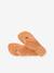 Tongs enfant Brasil Logo jaune+pêche 11 - vertbaudet enfant 