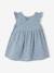 Ensemble robe et bob naissance en gaze de coton bleu chambray 4 - vertbaudet enfant 