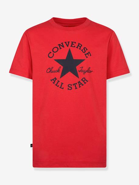 T-shirt Chuck Patch garçon CONVERSE rouge 1 - vertbaudet enfant 