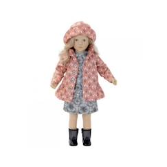 Jouet-Poupons et poupées-Poupée Finouche 48 cm 'elena' - rose-bleu - PETITCOLLIN - Age: 3 ans - Genre: Mixte