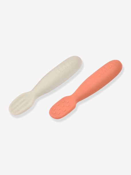 Lot de 2 pré-cuillères d'apprentissage en beige+sage green + velvet grey+terracotta + velvet grey 14 - vertbaudet enfant 