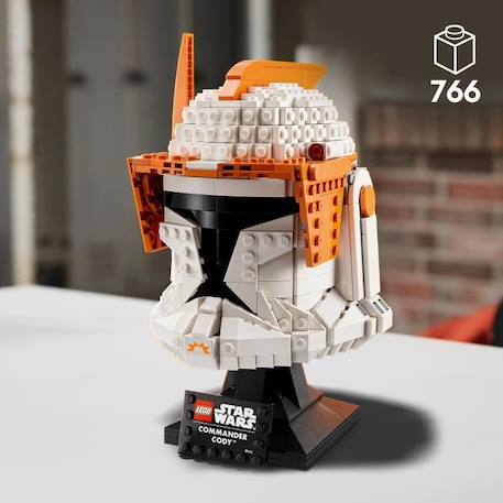 LEGO® Star Wars 75350 Le Casque du Commandant Clone Cody, Maquette pour Adultes à Construire BLANC 2 - vertbaudet enfant 