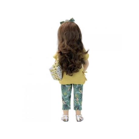 Poupée Finouche 48 cm - Petitcollin - Yeux bruns - Cheveux bruns - Créée par Sylvia Natterer MARRON 4 - vertbaudet enfant 