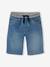 Bermuda garçon denim effet molleton facile à enfiler double stone 3 - vertbaudet enfant 