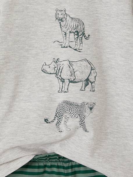 Lot de 2 pyjamas garçon jungle vert 8 - vertbaudet enfant 