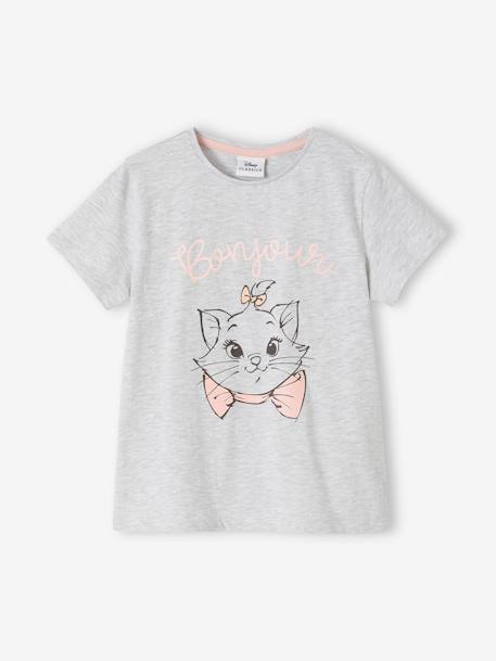 Ensemble fille T-shirt + short Disney Marie Les Aristochats rose pâle 2 - vertbaudet enfant 