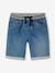 Bermuda garçon denim effet molleton facile à enfiler double stone 2 - vertbaudet enfant 