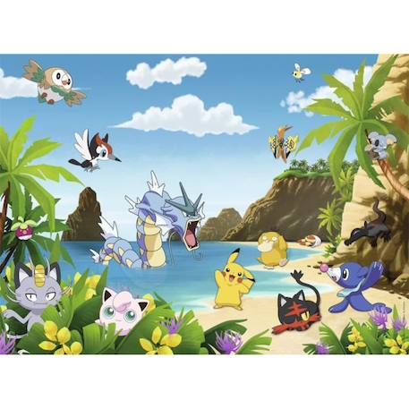 Puzzle 200 pièces XXL - Ravensburger - Attrapez-les tous ! - Pokémon - Dessins animés et BD - Garantie 2 ans BLEU 2 - vertbaudet enfant 