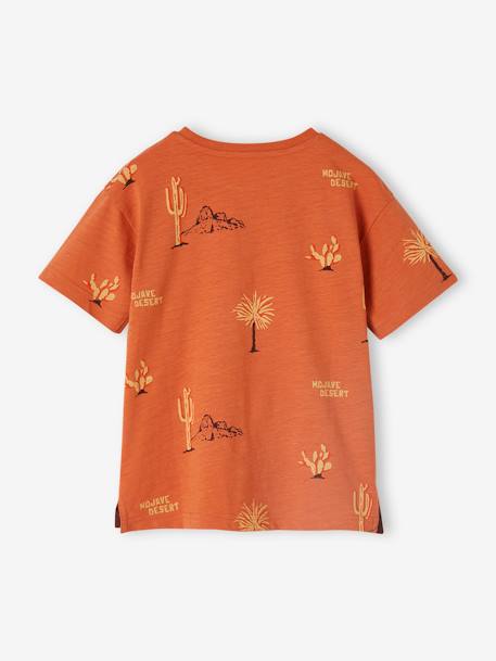 Tee-shirt motif désert garçon abricot 3 - vertbaudet enfant 