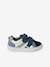 Baskets enfant cuir scratchs bleu jean+lot bleu+lot vert+marine 8 - vertbaudet enfant 