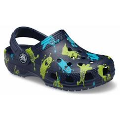 Chaussures-Chaussures garçon 23-38-Sabots enfant Classic Clog T - Crocs - Bleu/multicolore - Garçon
