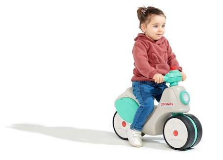 Porteur scooter Strada - Falk - Couleur crème et vert - Mixte - A partir de 12 mois GRIS 3 - vertbaudet enfant 
