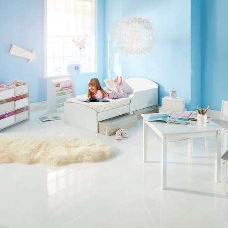 Meuble de rangement à jouets Blanc pour chambre d’enfant avec 6 bacs BLANC 6 - vertbaudet enfant 
