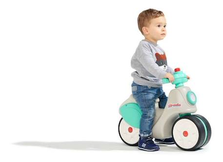 Porteur scooter Strada - Falk - Couleur crème et vert - Mixte - A partir de 12 mois GRIS 2 - vertbaudet enfant 