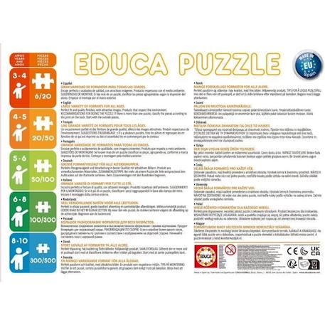 Puzzles progressifs Peppa Pig - EDUCA - MULTI 4 JUNIOR - 50 à 150 pièces - Pour enfants de 3 ans et plus ROSE 3 - vertbaudet enfant 