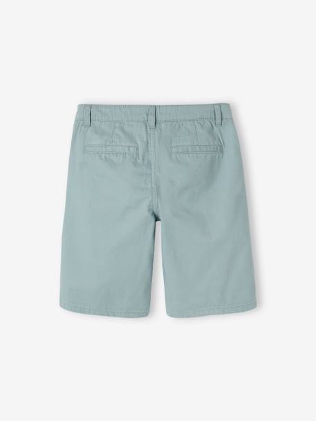 Bermuda chino garçon beige+BLEU+bleu grisé+rouge+sable+vert 17 - vertbaudet enfant 