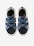 Baskets enfant cuir scratchs bleu jean+lot bleu+lot vert+marine 10 - vertbaudet enfant 